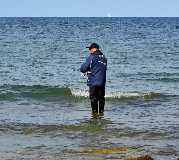 Rig mulighed for lystfiskeri ved sommerhuset på Langeland.